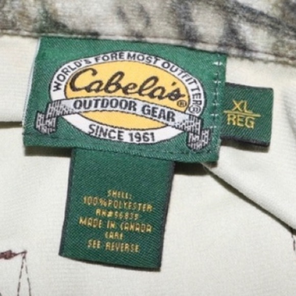 Cabela’s Advantage Timber Camouflage Zip up Jacket Size XL - Picture 2 of 5